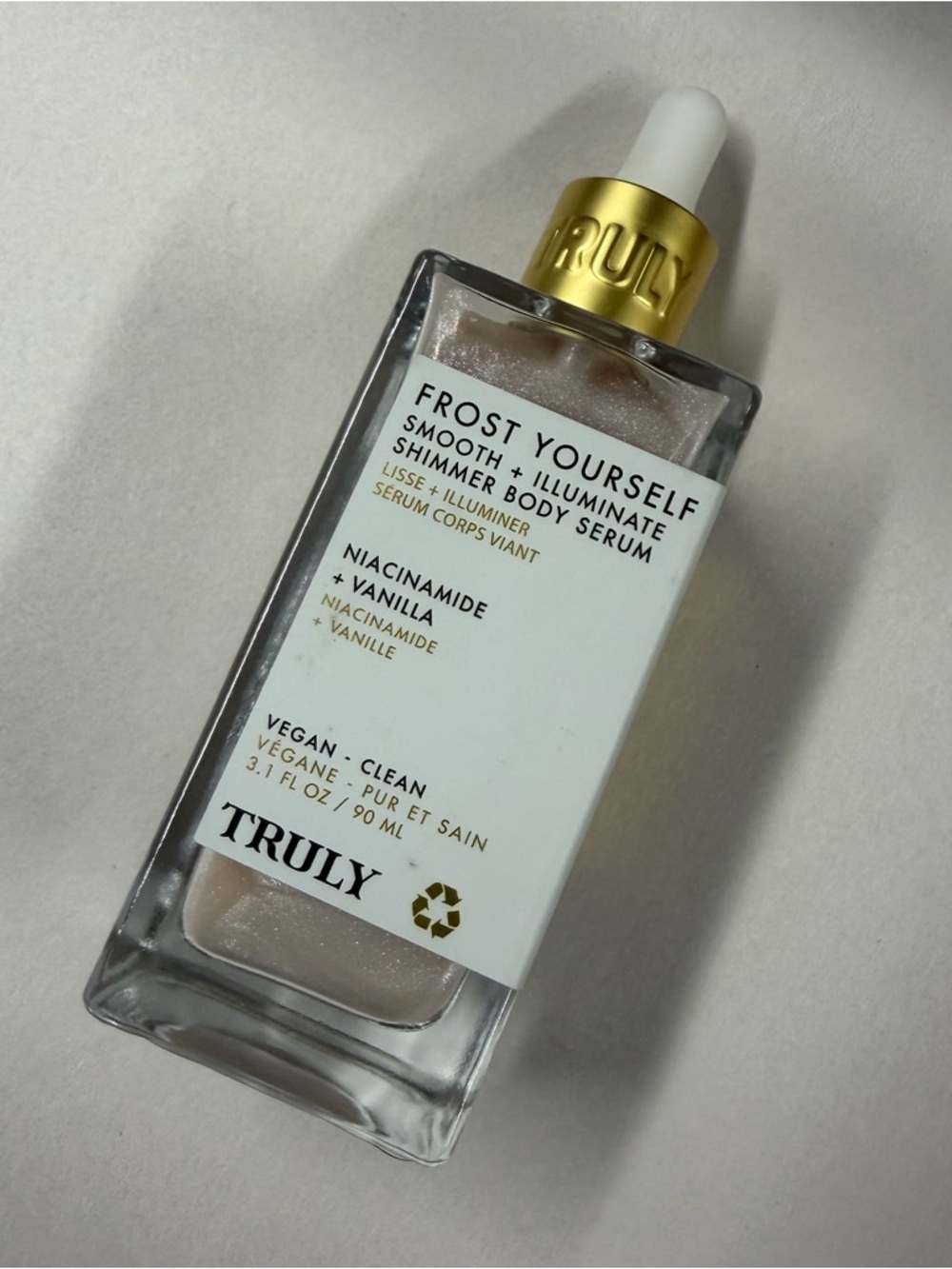 TRULY Beauty Frost Yourself Smooth & Illuminate Shimmer Body Serum- NEW NO BOX
